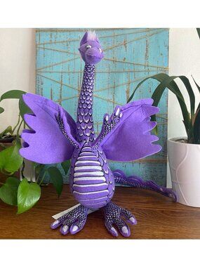 Annalee Purple Winged Dragon Halloween Retired 2020 Fantasy Display Goth Decor